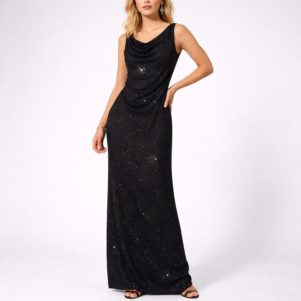 Jessica Howard Black Evening Gown NWT Size 14P
